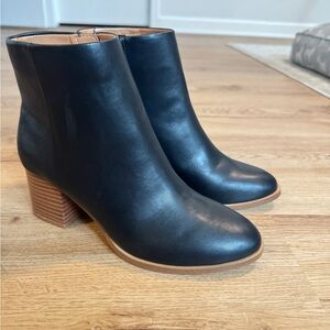 J Crew Leather Ankle Boots